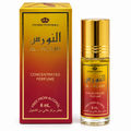 Al Nuaim Gold 6 mL non-alcoholic concentrated perfume oil with gold and red packaging and roll-on bottle.