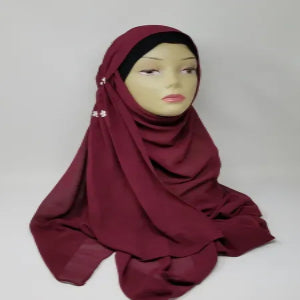 chiffon hijab scarf lightweight breathable flowy fabric modest muslim headscarf elegant soft drape hijab sheer scarf for women full coverage hijab everyday wear stylish simple hijab