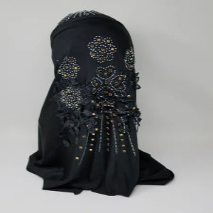 Black One Piece Hijab