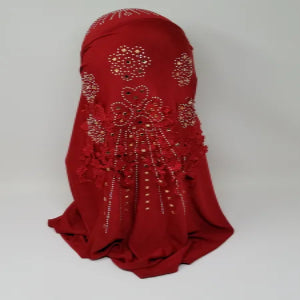 Red One Piece Hijab