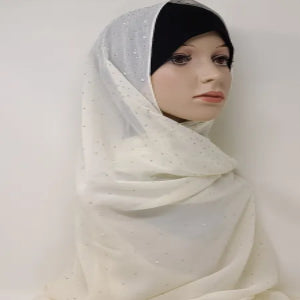 Cream Soft Hijab Scarf