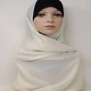 Cream Soft Hijab Scarf