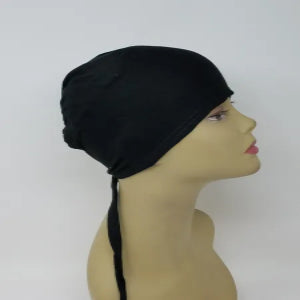 Black Underscarf Cap
