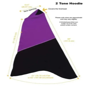 Two Tone Rhinestone Hijab