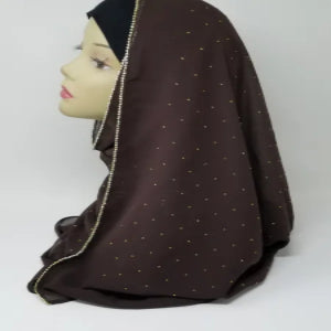Brown Chiffon Hijab Scarf