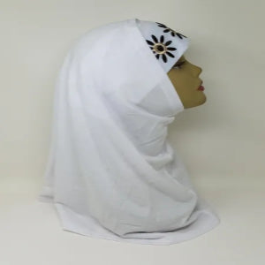 White Two-Piece Hijab