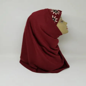 Burgundy Two Piece Hijab