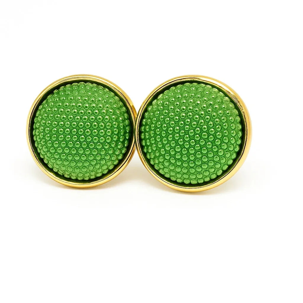 Green and gold hijab magnet set for women, strong no pin scarf magnets, elegant modest headscarf fasteners for secure styling