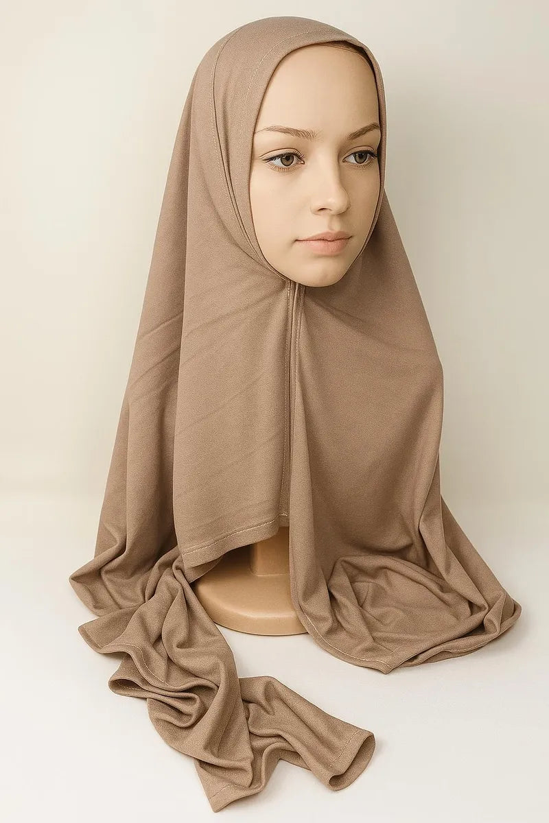 Mocha Jersey Everyday Hijab