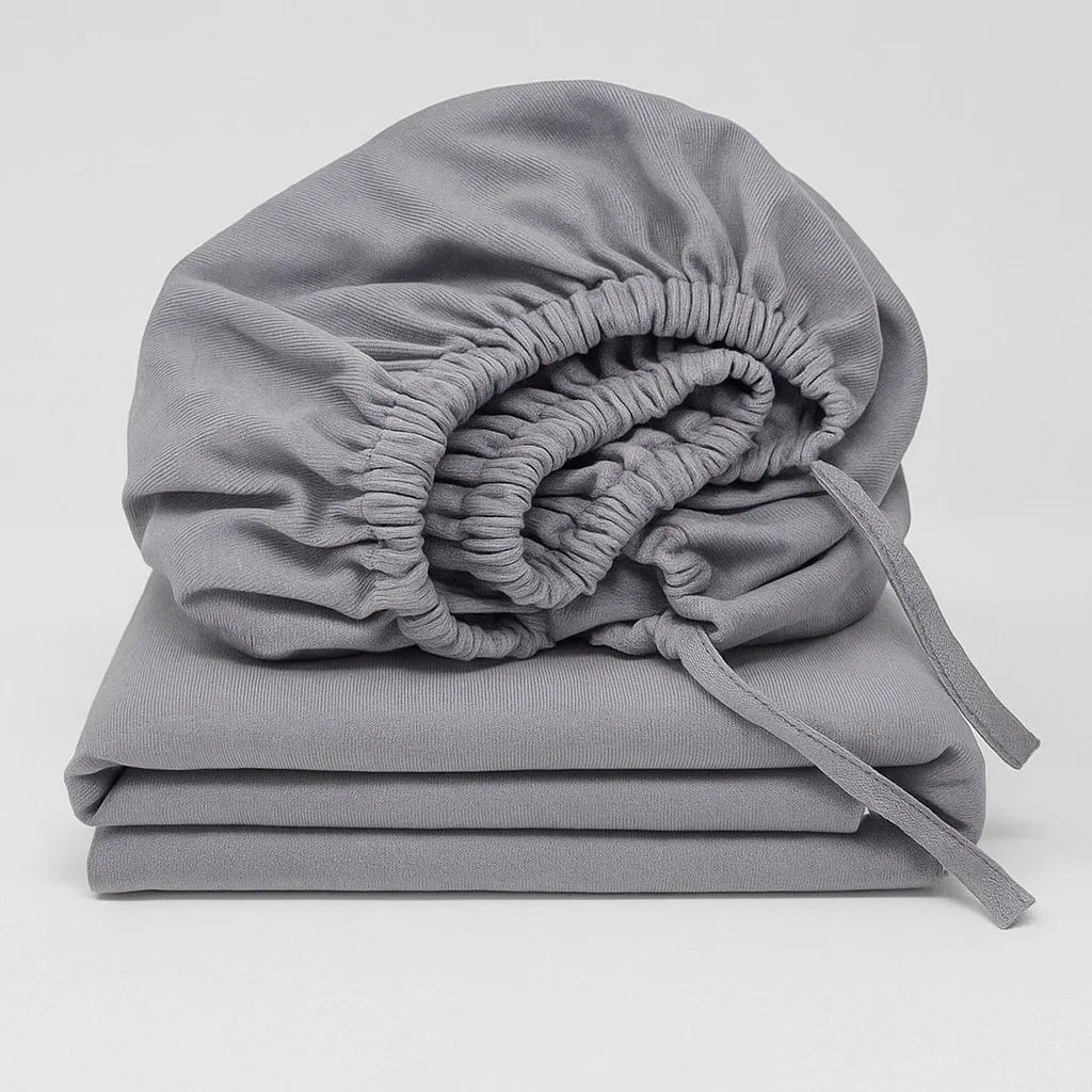 Light Gray Two-In-One Chiffon Hijab