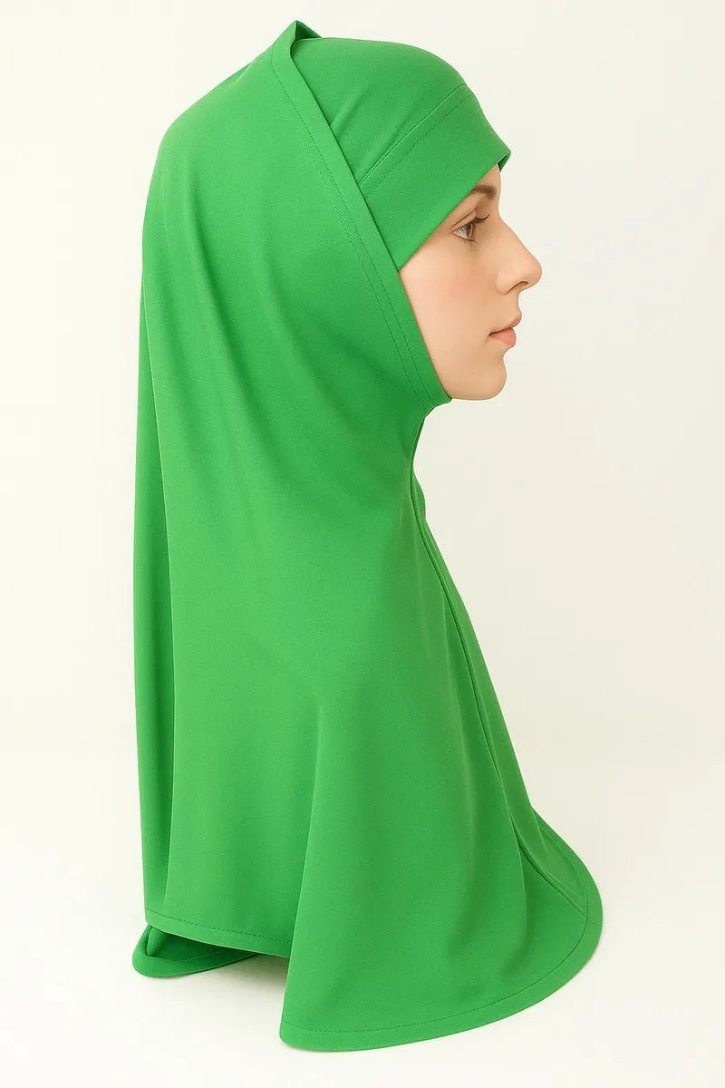 Bright Green 2-Piece Hijab Set