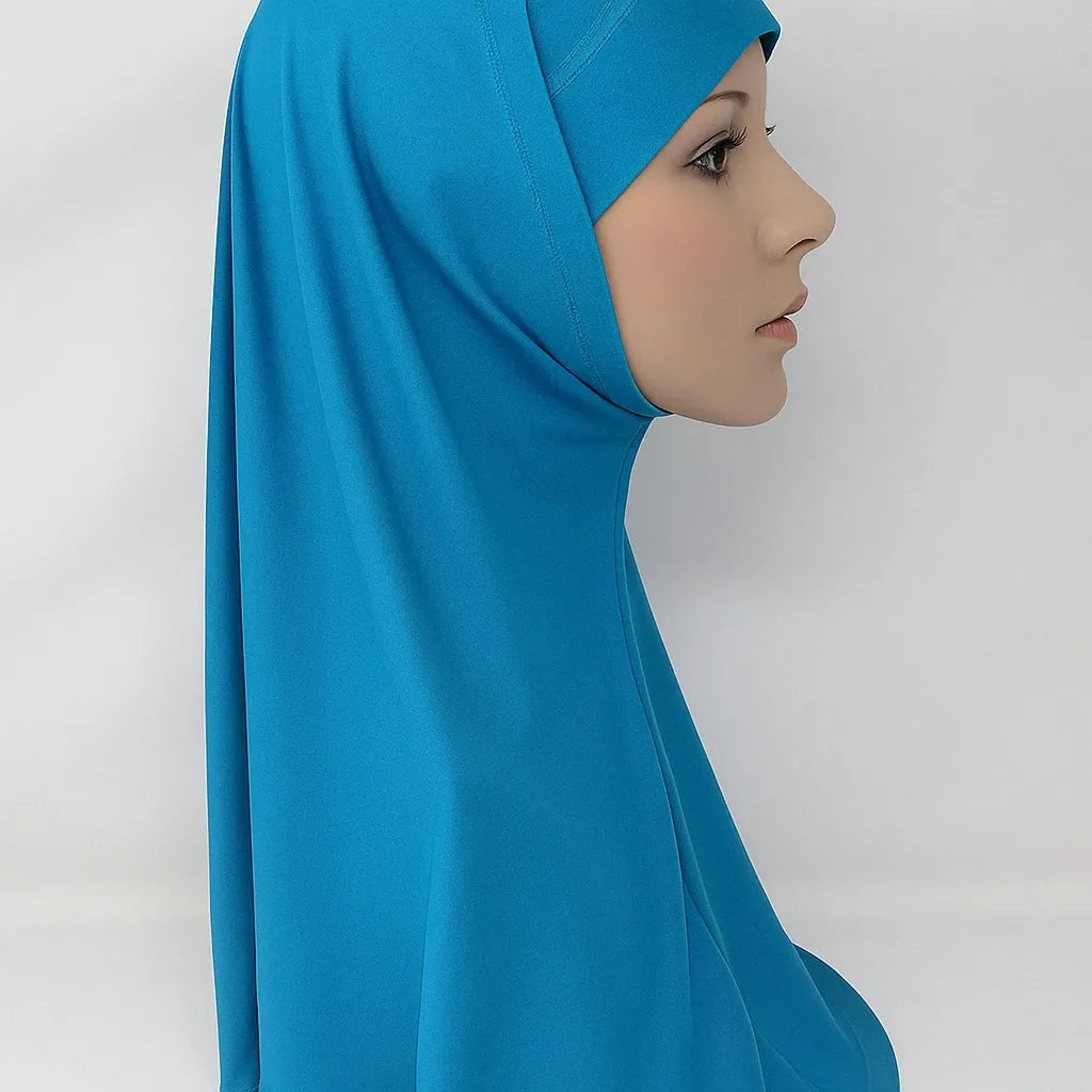 Blue 2-Piece Hijab Set