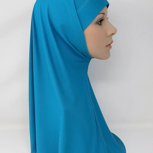 Blue 2-Piece Hijab Set