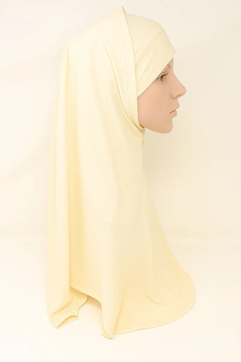 Cream 2-Piece Hijab Set