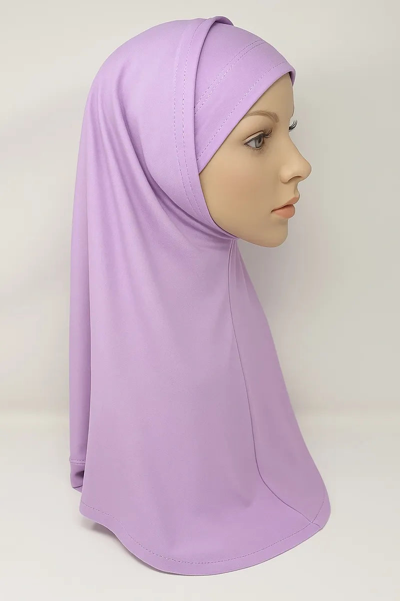 Purple 2-Piece Hijab Set