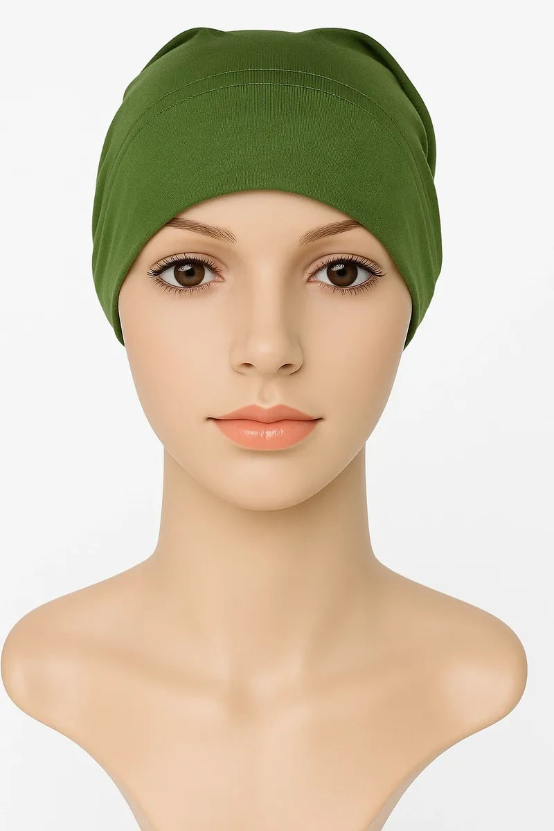 Green 2-Piece Khimar Hijab Set