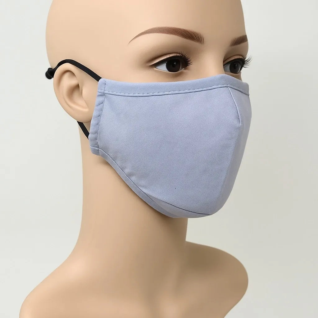 Light Blue Reusable Face Mask