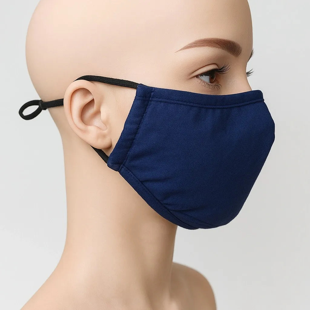 Navy Adjustable Reusable Face Mask