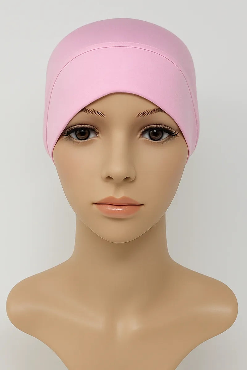 Light Pink 2-Piece Khimar Hijab Set