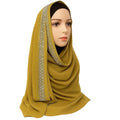 Olive Rhinestone Hijab