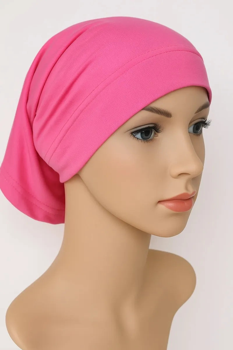 Hot Pink 2-Piece Khimar Hijab Set