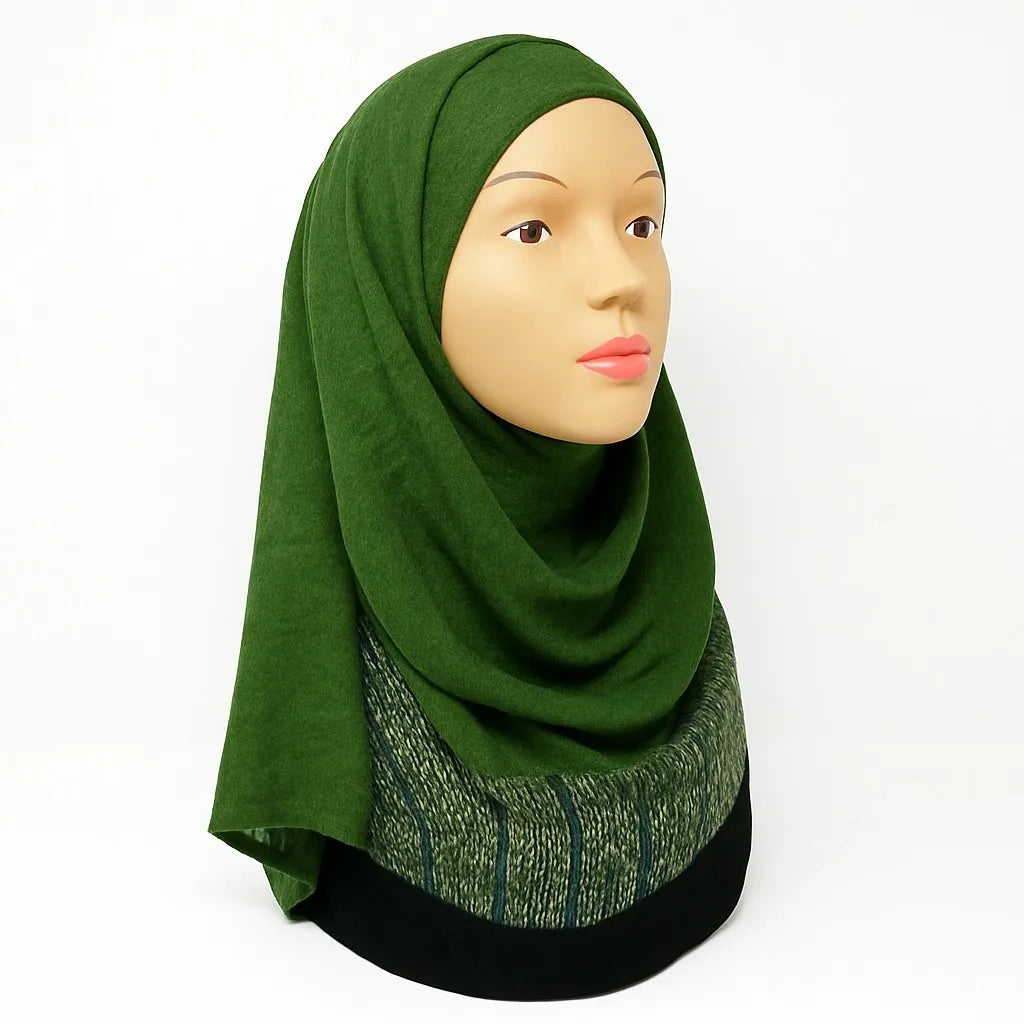 Dark Green Hijab Scarf