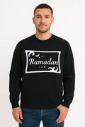 Ramadan Long Sleeve Shirt – Black Islamic Celebration Tee