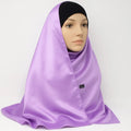 Lavender Silky Finish Hijab Scarf