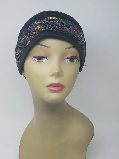 Black Turban Hijab Wrap