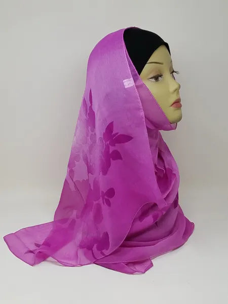 Pink Hijab Scarf Lightweight Modest Wrap