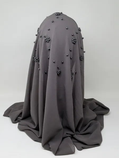 Taupe Gray Hijab Scarf