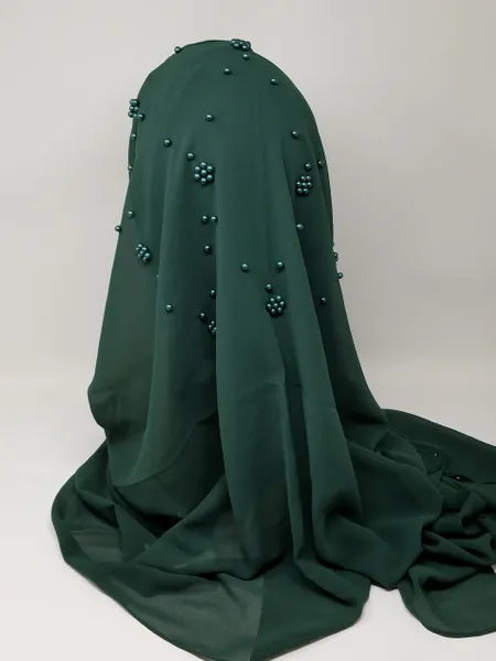 Dark Green Hijab Scarf Wrap