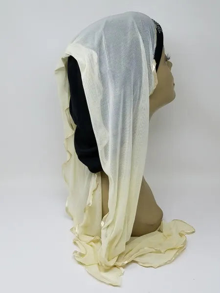 Black Wrap Turban Hijab