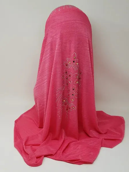 Bright Pink Khimar Hijab