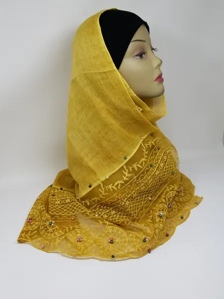 Mustard Gold Hijab Scarf