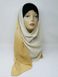 Beige Chiffon Hijab Scarf